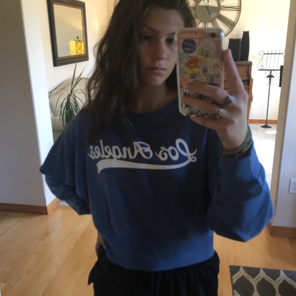 los angeles cropped crewneck💫 - Picture 2 of 6
